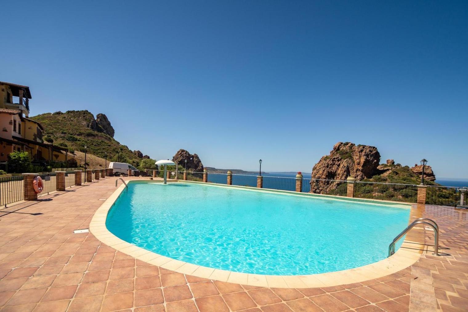 La Perla E Le Conchiglie Tanca Piras Vista Mare Villa Nebida Dış mekan fotoğraf