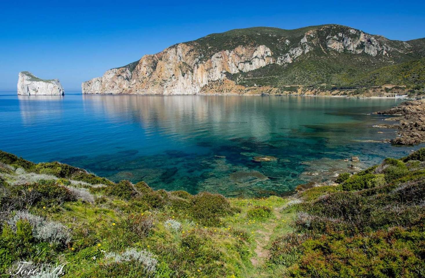 La Perla E Le Conchiglie Tanca Piras Vista Mare Villa Nebida Dış mekan fotoğraf