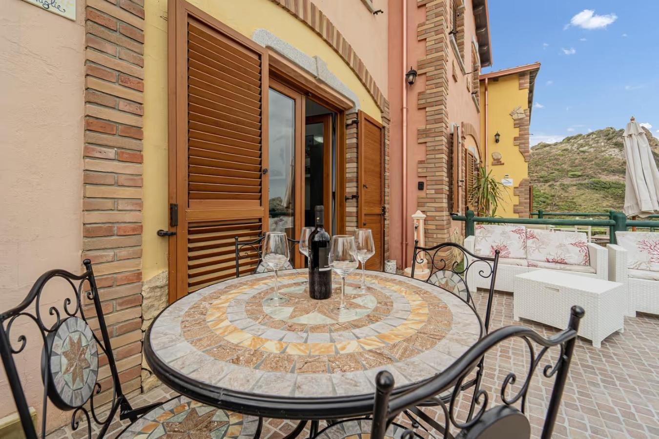 La Perla E Le Conchiglie Tanca Piras Vista Mare Villa Nebida Dış mekan fotoğraf